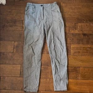 checkered pants